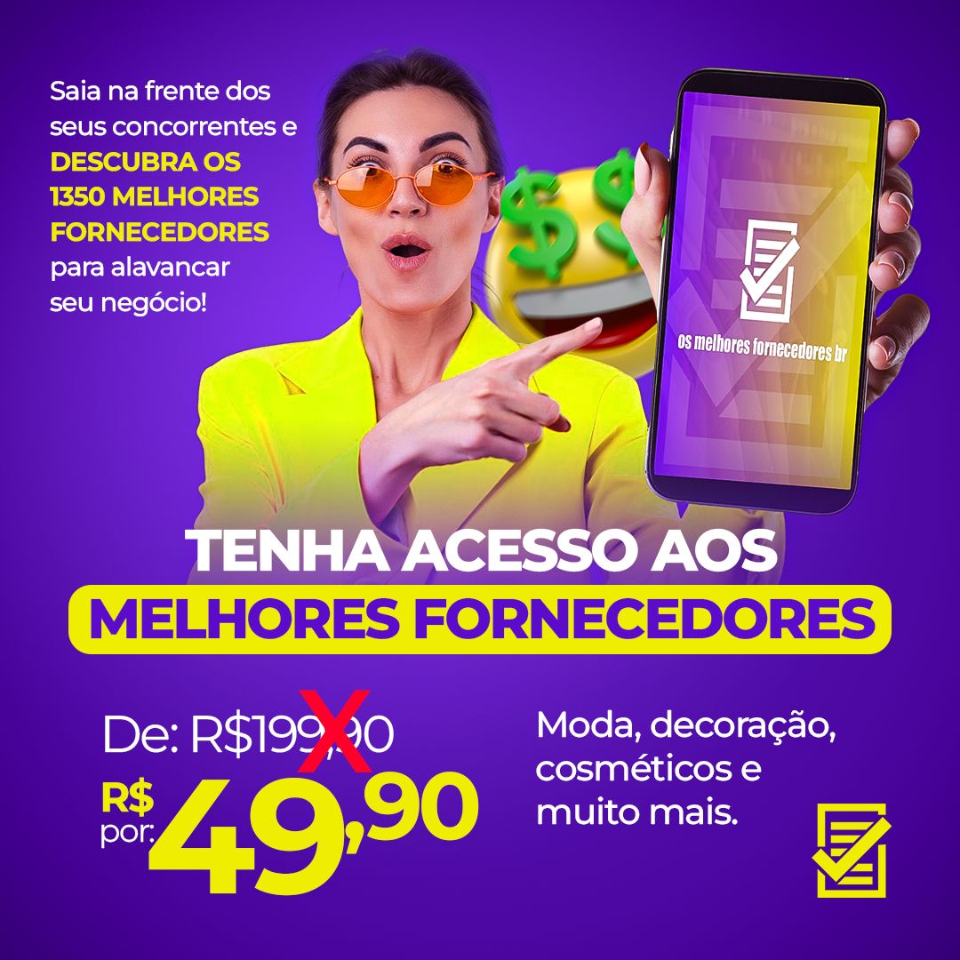 Lista de fornecedores